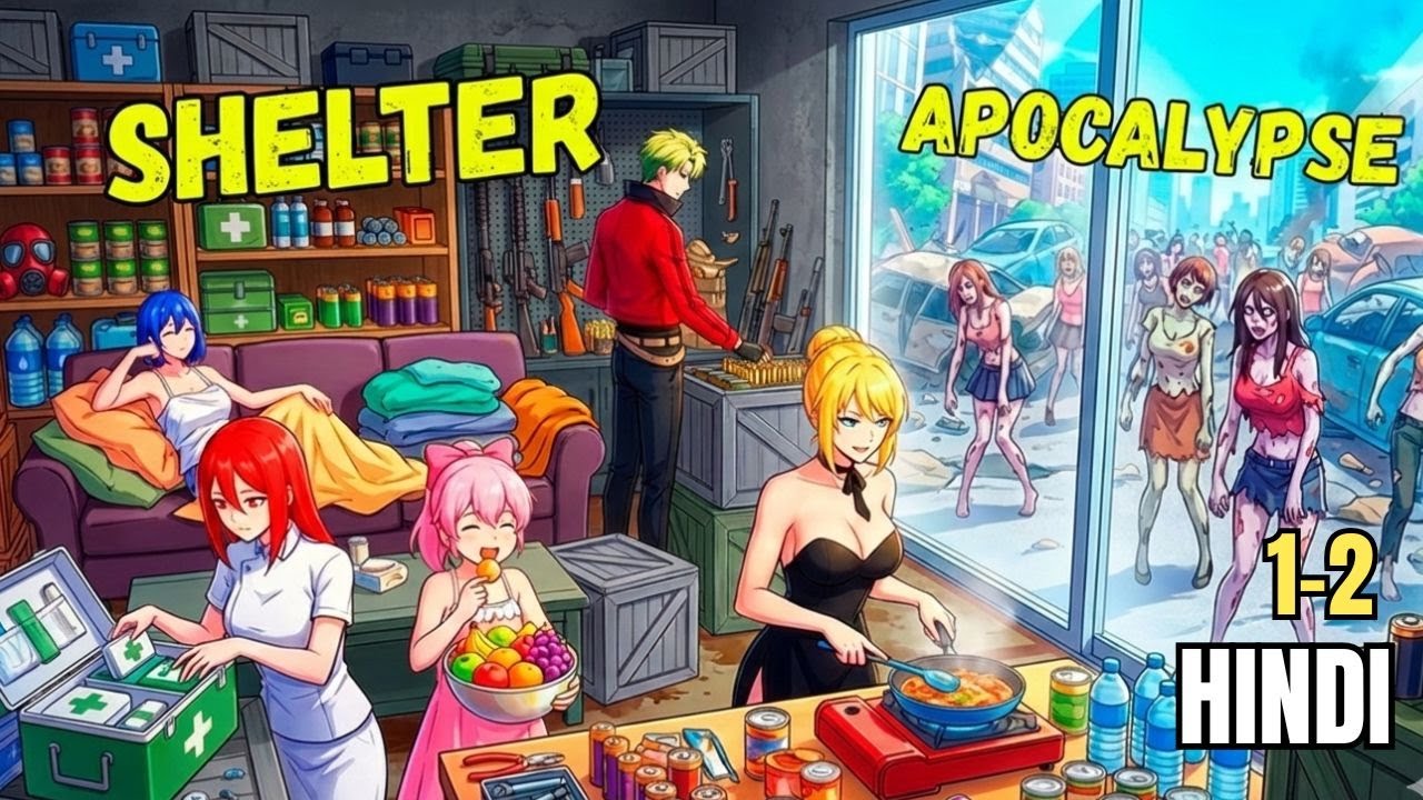 [1-2] While World Became Zombie Hell, I Got a SYSTEM and Built My HAREM | Manhwa in Hindi