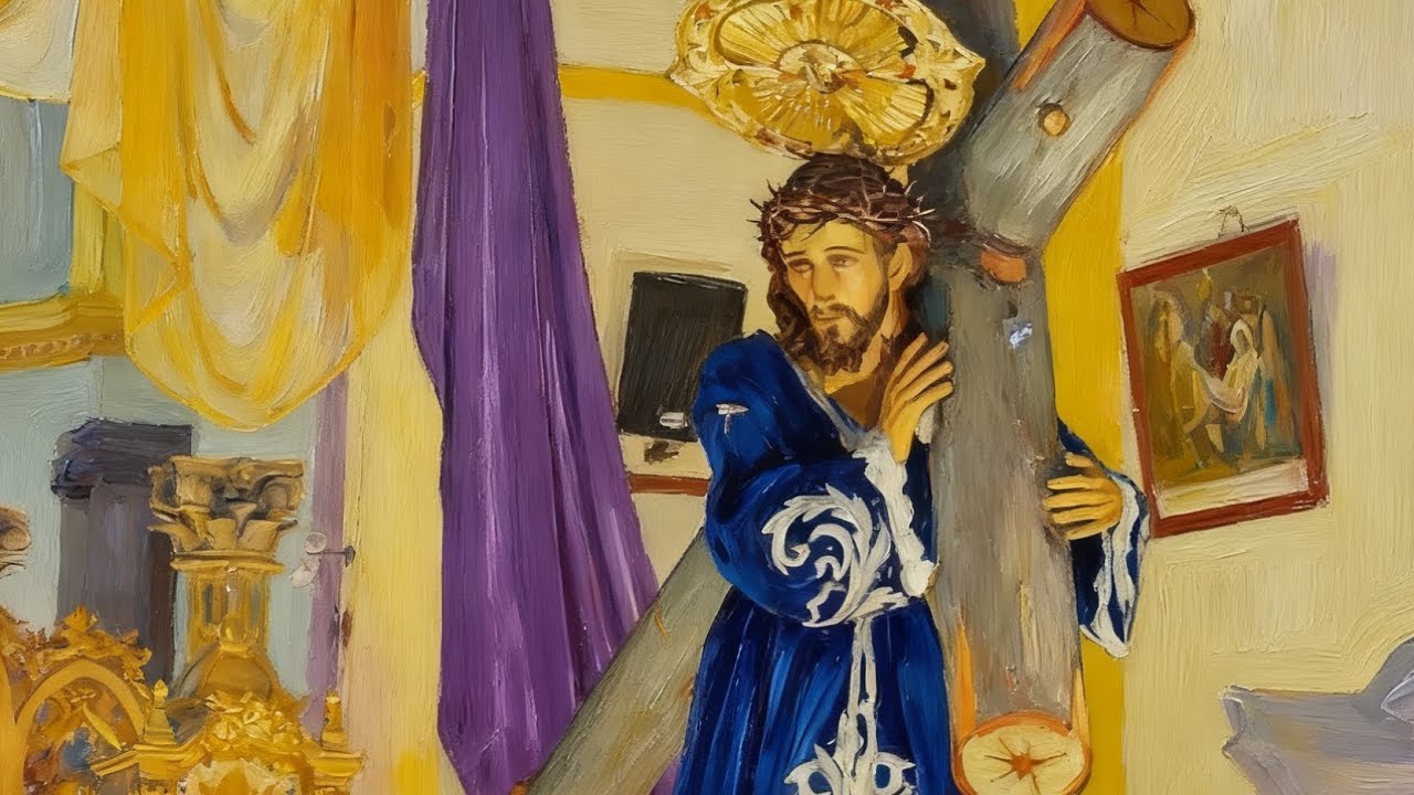 La Entrega de Jesús tu última mirada procesión de Jesús nazareno del San Juan de Dios Quetzaltenango