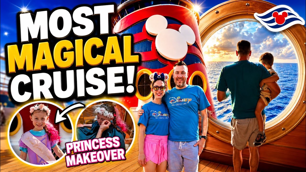 DISNEY CRUISE DAY 2 ON THE DISNEY MAGIC | Bibbidi Bobbidi Boutique on a Disney Cruise