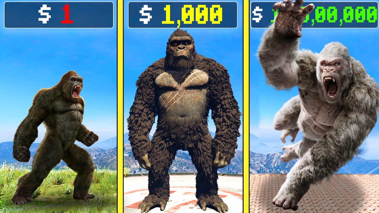 $1 KONG to $1,00,00,000 KONG in GTA 5