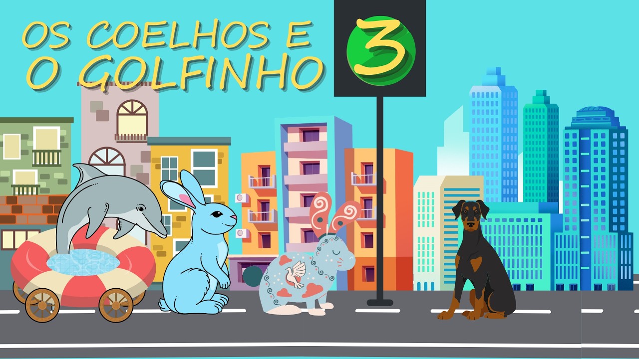 O TSUNAMI LEVOU TUDO! 🌊 A Grande Aventura dos Coelhos e o Golfinho 🐰🐬