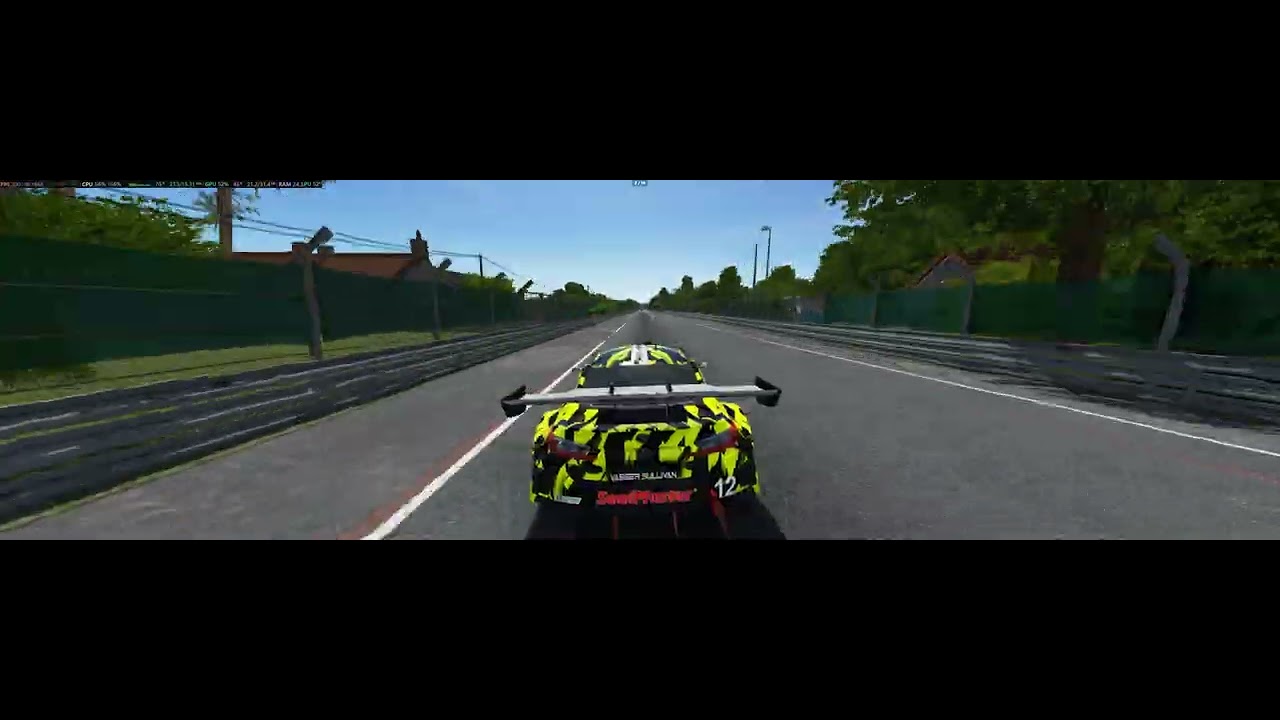 Assetto Corsa Le Mans 10-Lap Comeback Lexus RC F GT3 Starts Last Battles Through LMGTE Field P37 Run