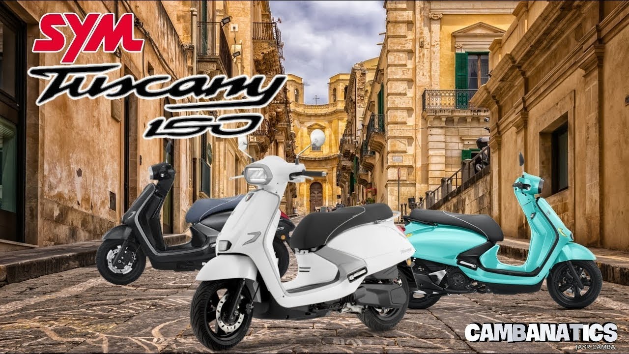 Classic Scooter na may unique features - SYM Tuscany 150