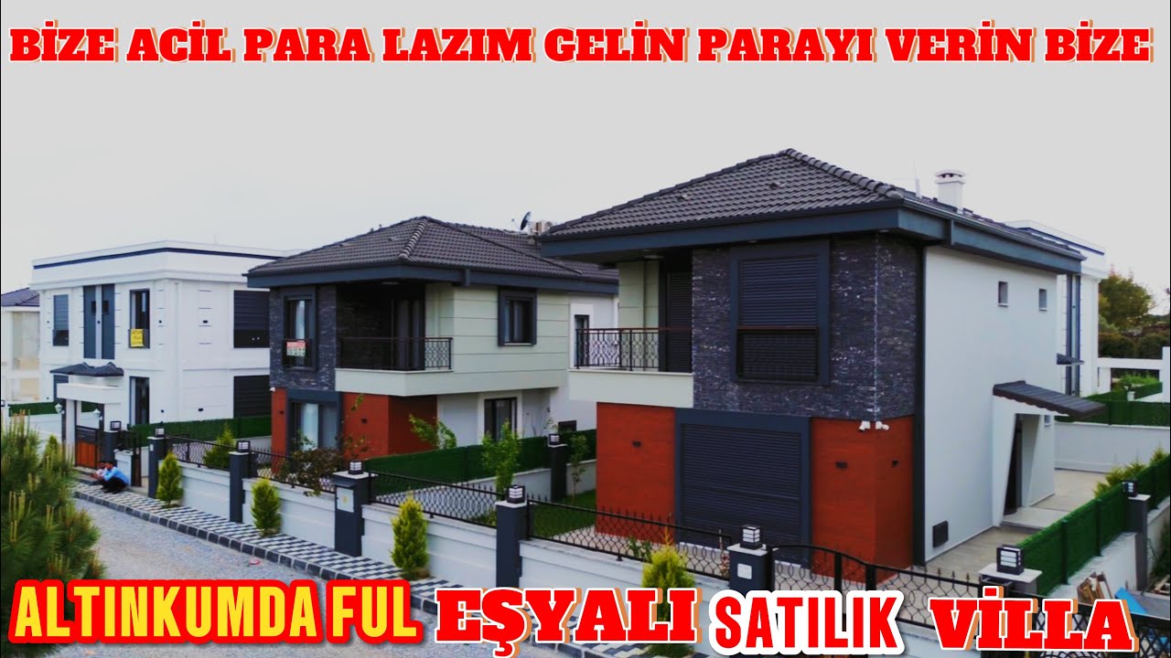 ‼️SATILDI‼️ALTINKUM’DA DENİZE YAKIN KONUMDA FUL EŞYALI MÜSTAKİL SATILIK VİLLA.