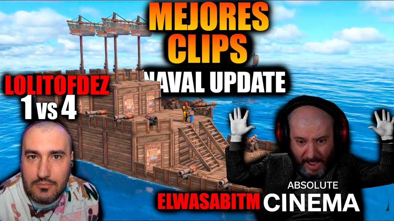 🚀UPDATE NAVAL 🚀 MEJORES CLIPS RUST 🔥STREAMERS HISPANOS🔥 recopilación #12