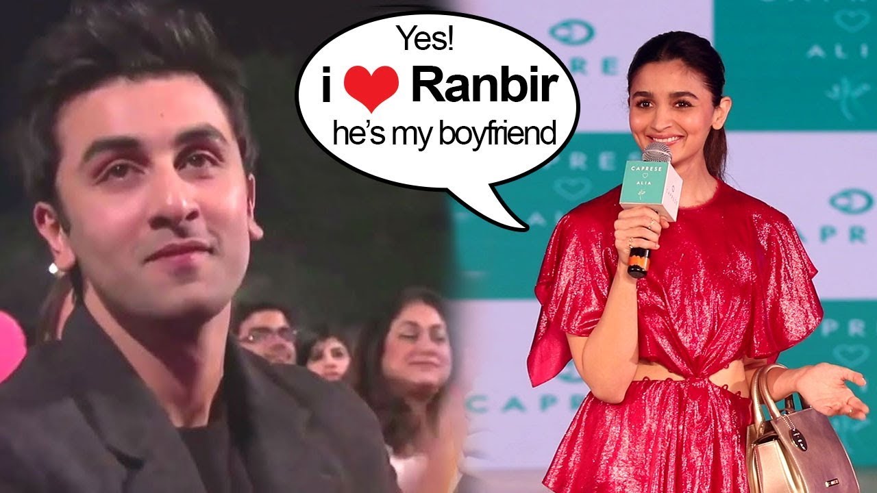 Alia Bhatt Finally Accepts Being In A Relationship With Bf Ranbir Kapoor In Front Of Media