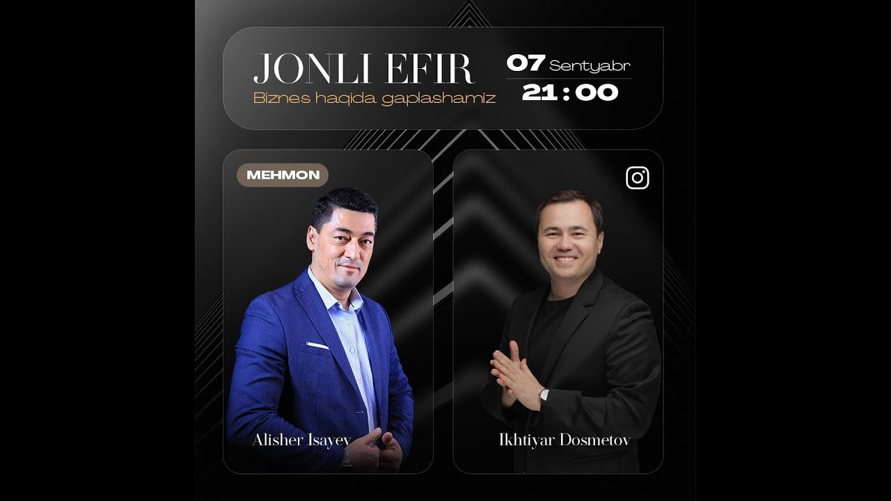 Alisher Isaev bilan suhbat | Ikhtiyar Dosmetov