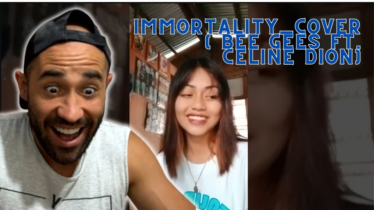 First time seeing Reacts Angel Abellar Immortality_cover ( Bee Gees ft. Celine Dion