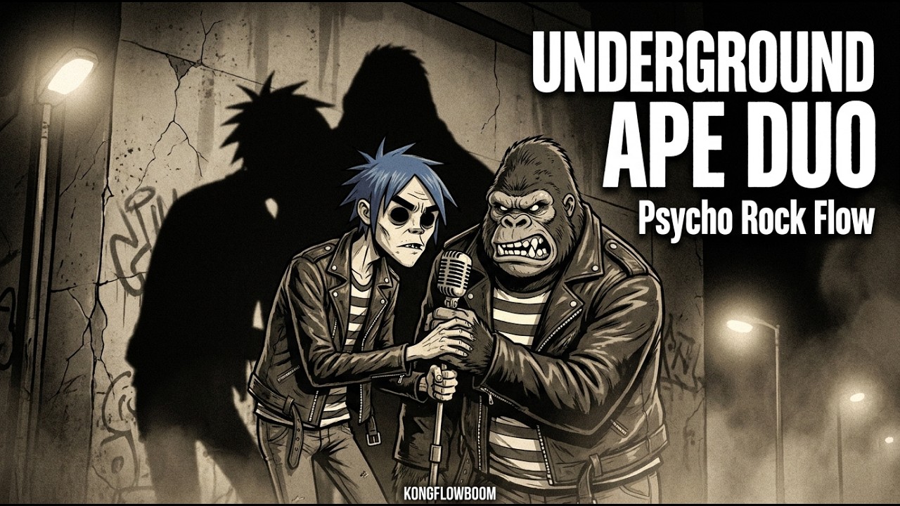 Underground Ape Duo ｜ Psycho Rock Flow ｜ Gritty 2000s Vibe