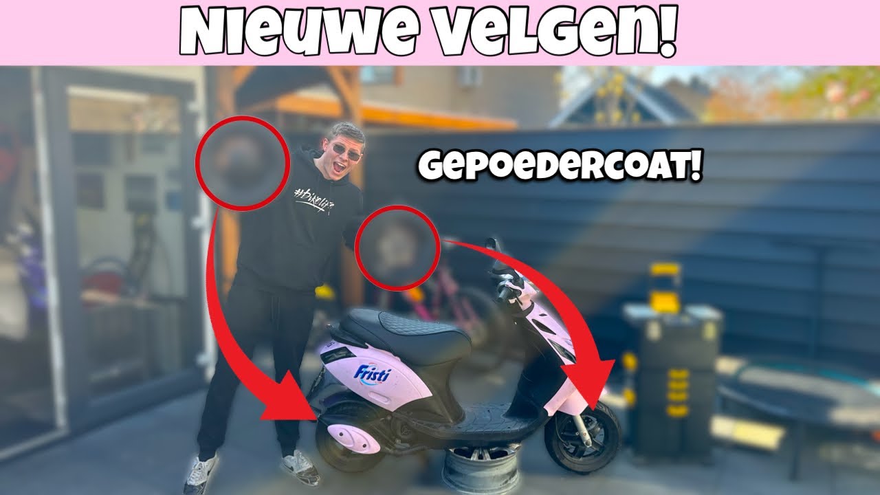 NIEUWE VELGEN VOOR DE FRISTIZIP!😍