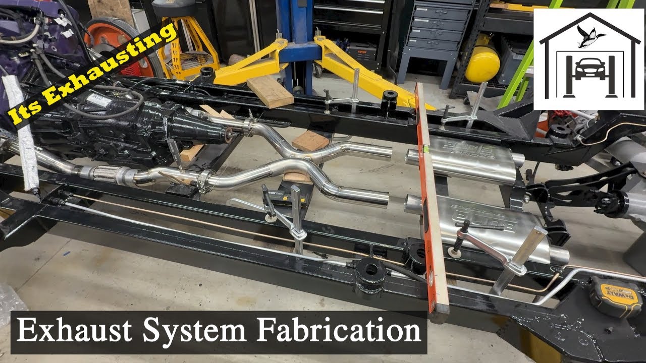 57 Chevy Truck Restomod, Part 29,  Exhaust System Fabrication