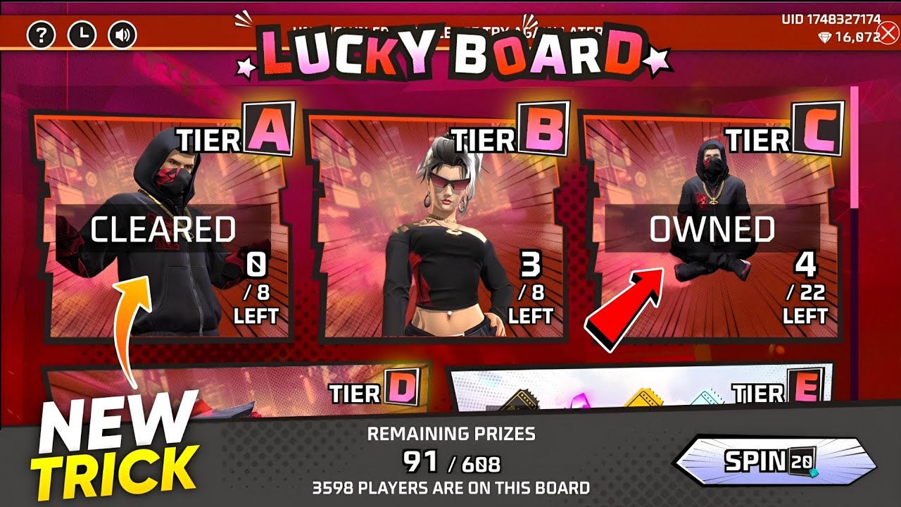 Lucky Board Event Free Fire l Free Fire New Event l Ff New Event l Lucky Board Event