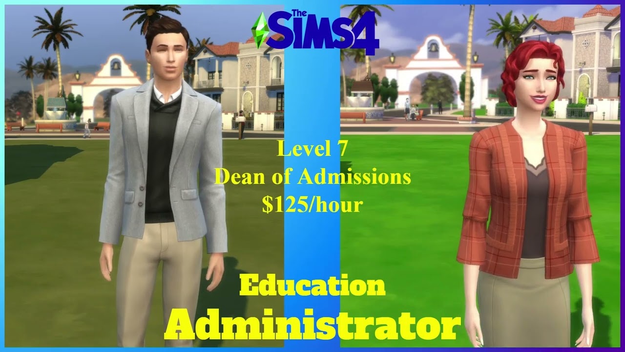 The Sims 2 & 4 - Career (11) - EDUCATION
