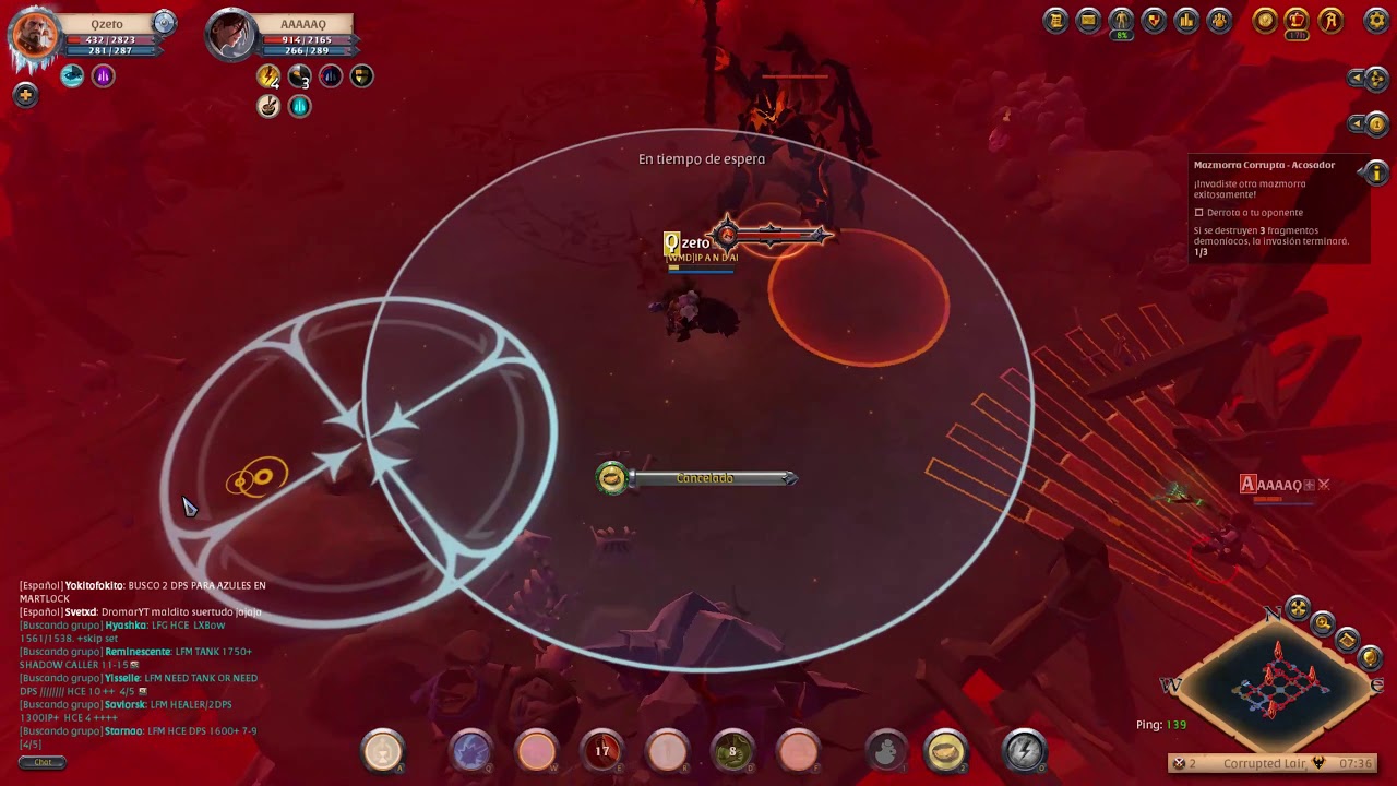 Albion Online IPANDAI Corruptas con Maza (Corrupted Dungeons with Mace)