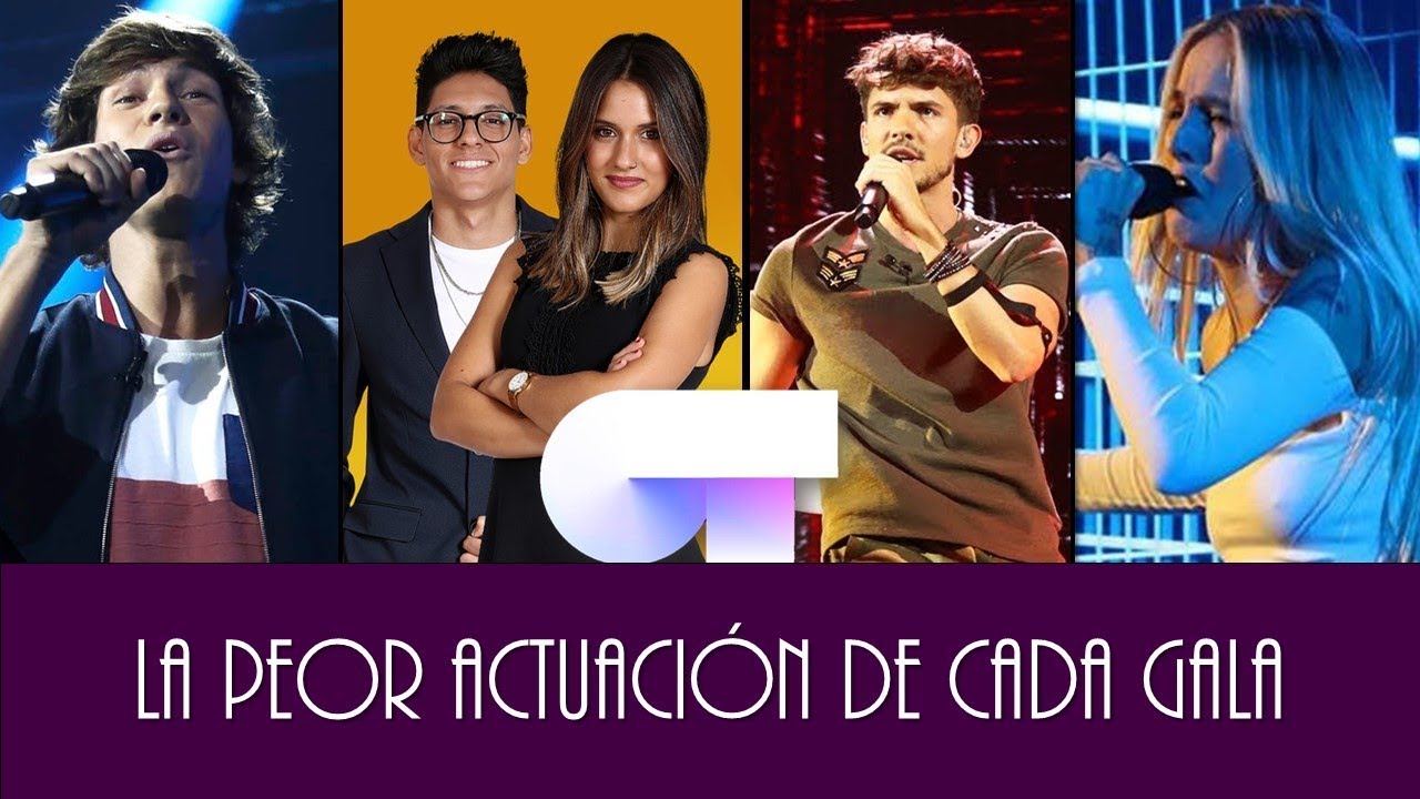 La peor actuación de cada gala - OT 2018