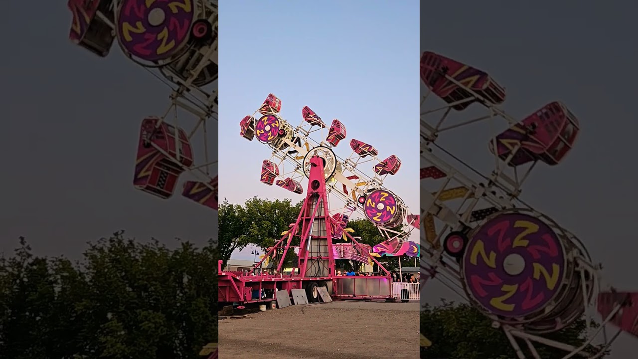 WOULD YOU TRY IT? #summerfair #yorkton #carnivalrides #funrides #saskatchewan #vtraveladventures