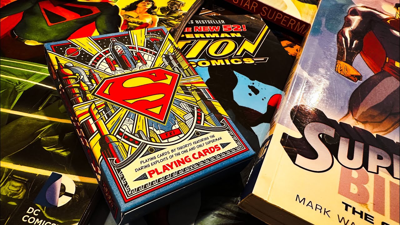 Superman Playing Cards - Theory11 - Deck Review!