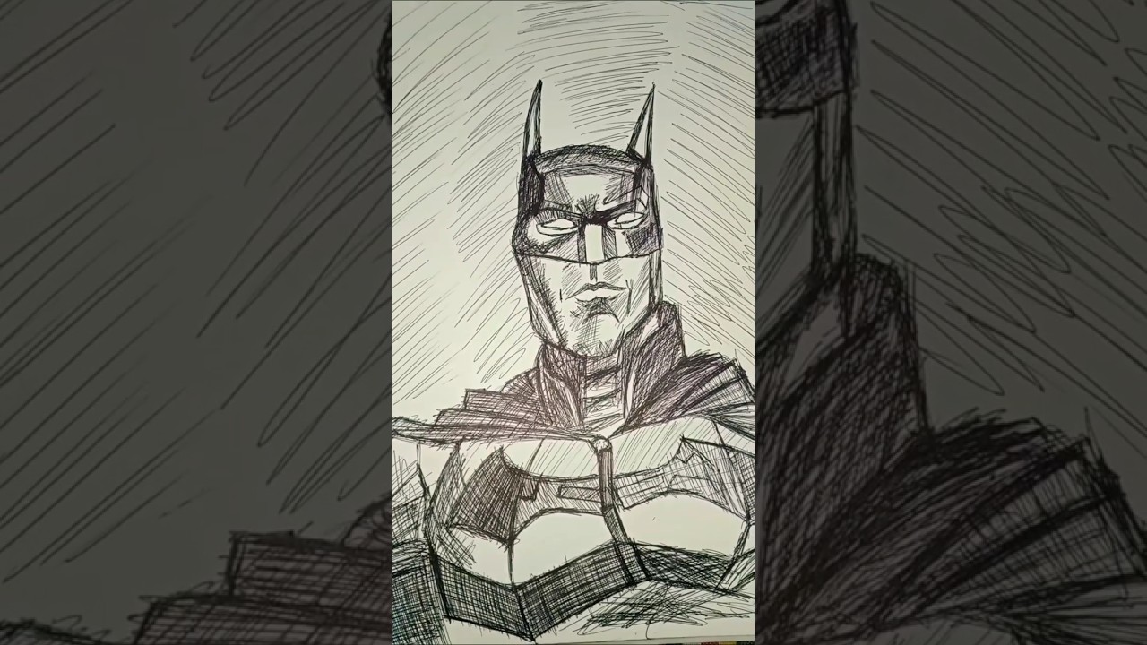 Stickman Batman story drawing #art #popular #youtube #sketch #stickman#batman