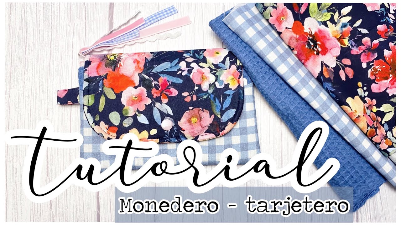 MONEDERO tarjetero CON patrones GRATIS ❤️