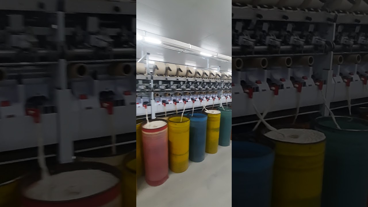 Working of Saurer Schlafrost BD 480 Semi-automatic Rotor spinning.#Saurer#BD480#Schlafhorst#Rotor.