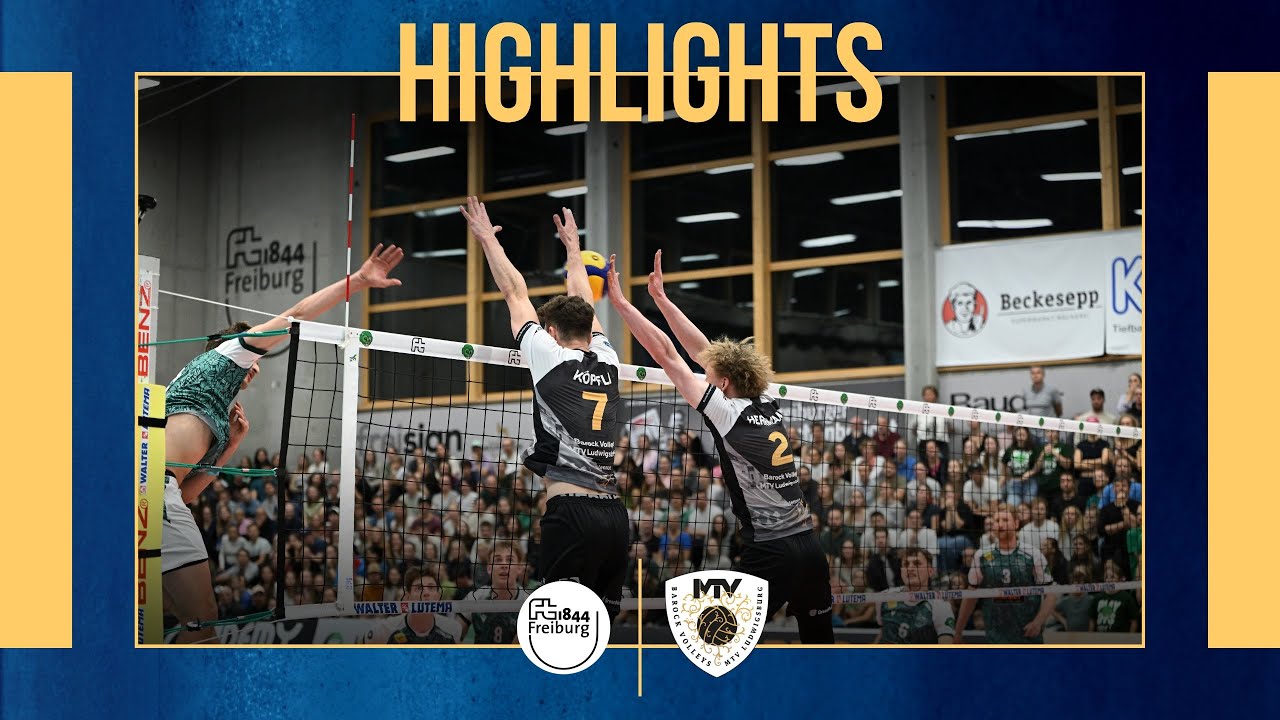Highlights: FT 1844 Freiburg – Barock Volleys MTV Ludwigsburg
