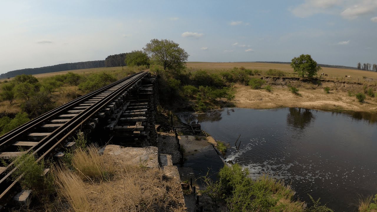 EXPLORO VIAS del TREN hasta llegar al Puente ARROYO El MARMOL, Caminata y Naturaleza