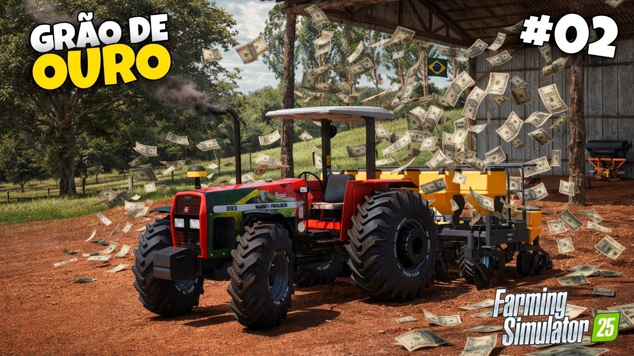 INICIANDO O PLANTIO DO GRÃO DE OURO NA FAZENDA CEDRO ALTO| FARMING SIMULATOR 25