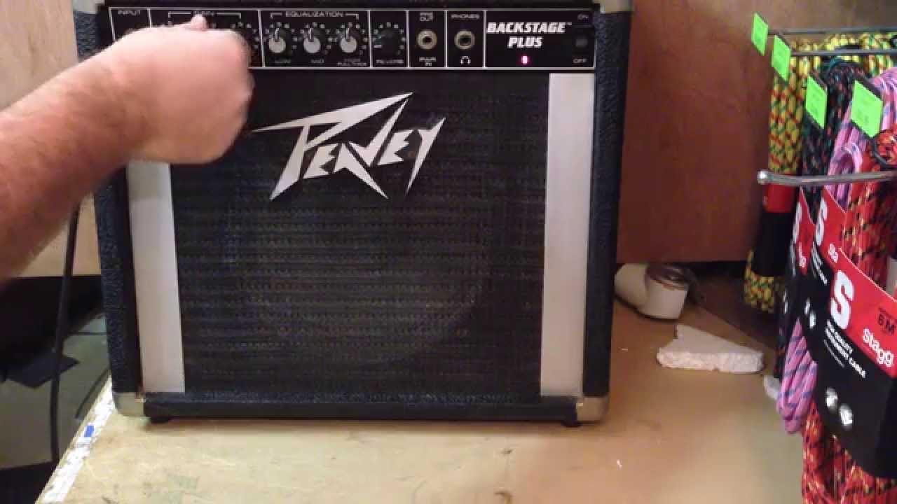 Peavey Backstage Plus 35 watt guitar amplifier demo