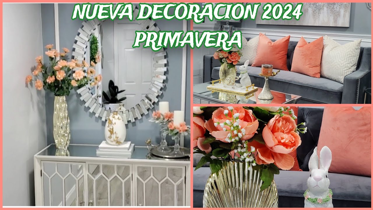 DECORACIÓN ENTRADA Y SALA PRIMAVERA 2024/ IDEAS PARA DECORAR