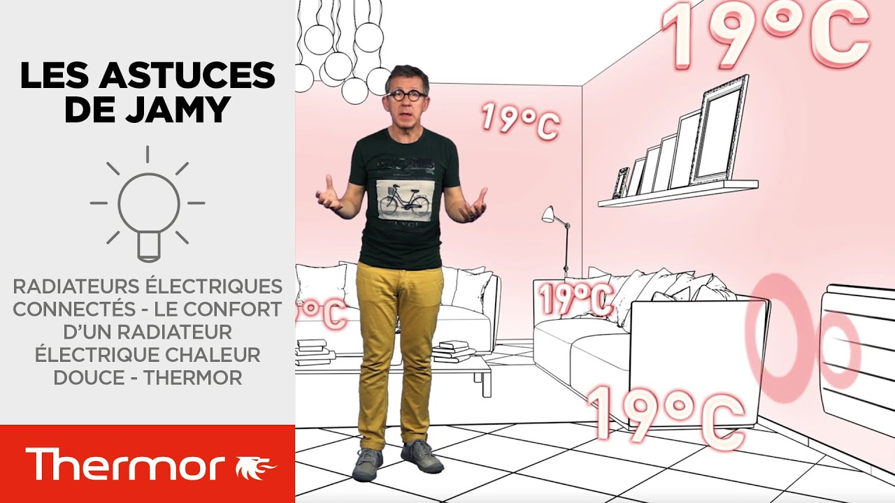 Radiateurs &eacute;lectriques connect&eacute;s - Le confort d'un radiateur &eacute;lectrique chaleur douce - Thermor