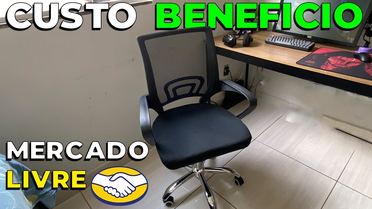 COMPREI a MELHOR CADEIRA CUSTO-BENEFÍCIO do Mercado Livre!