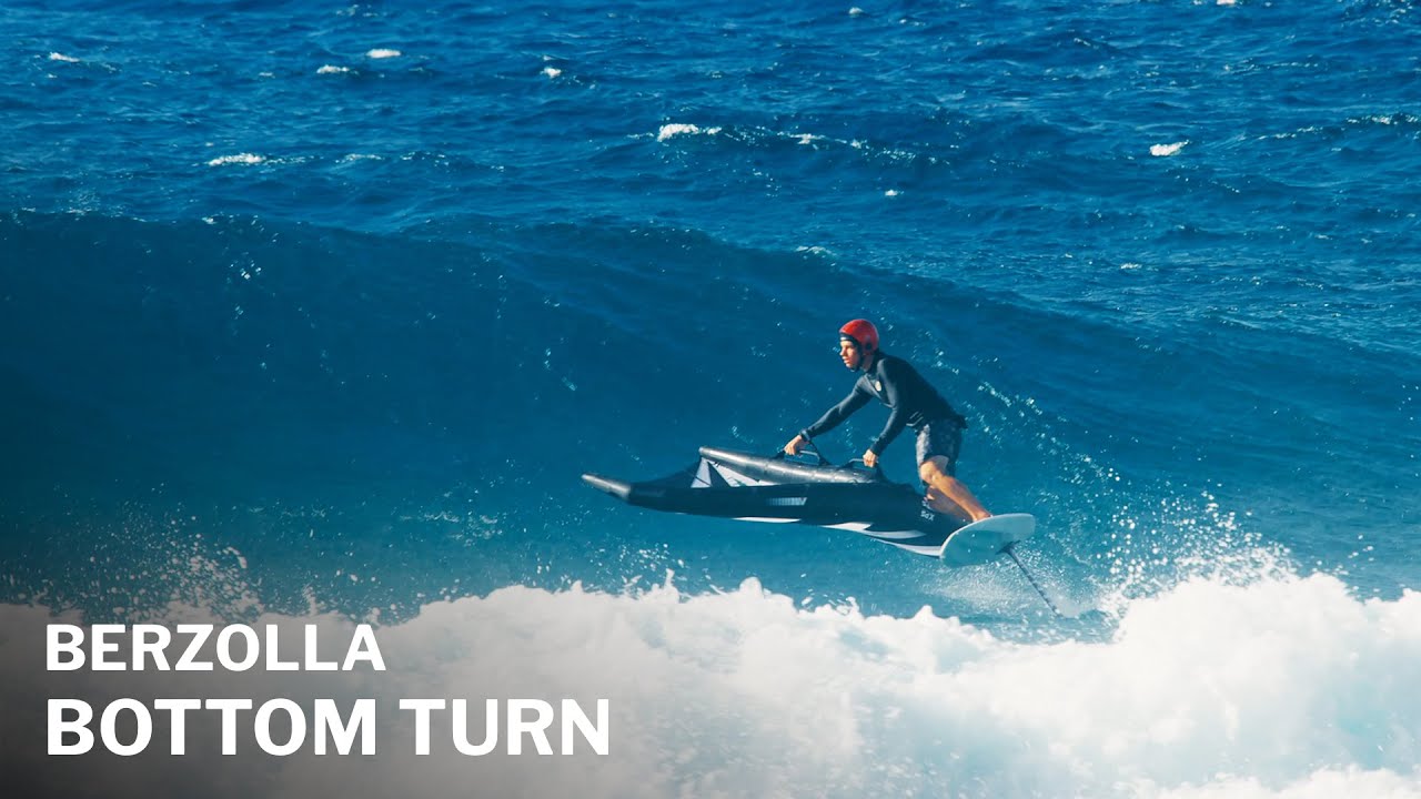 The Berzolla Bottom Turn Wing Foiling