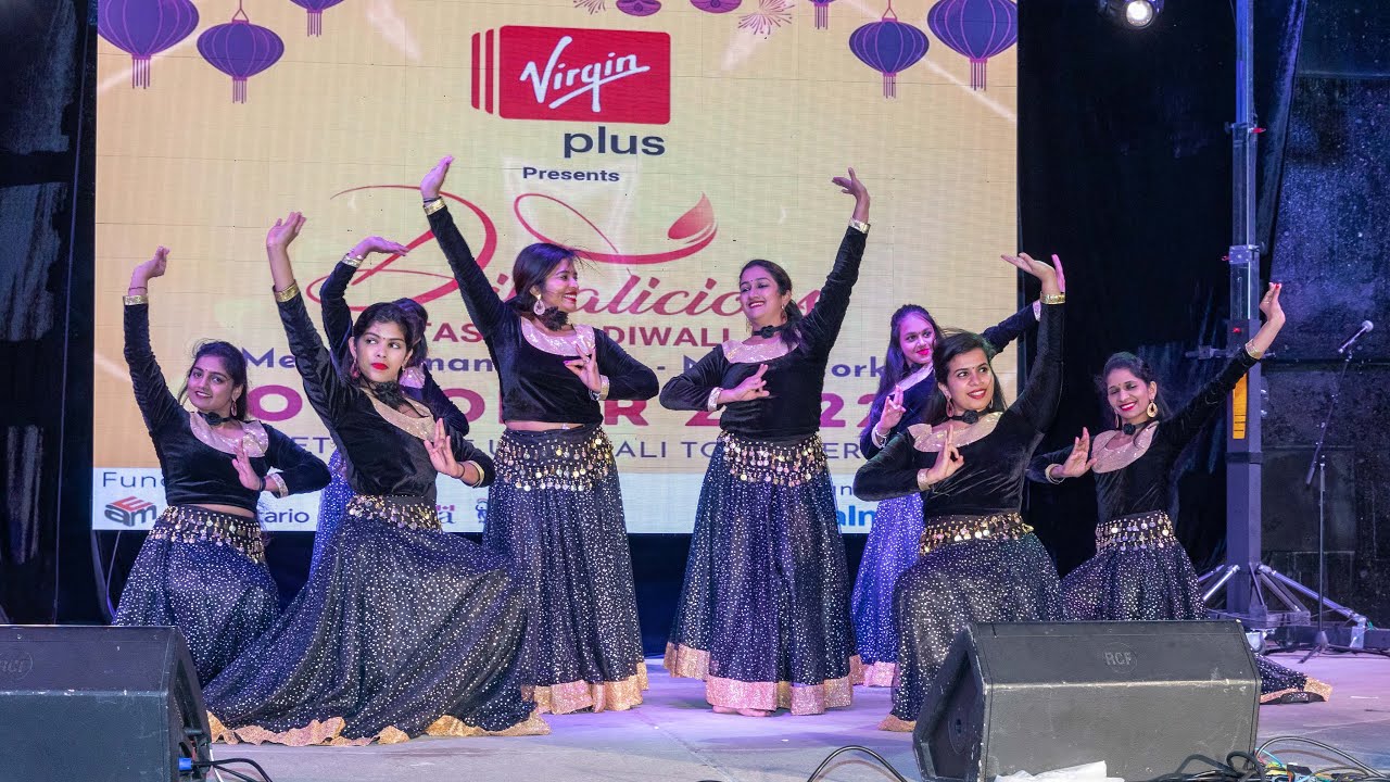Performance on Diwalicious Taste of Diwali 2023 at Mel Lastman Square in North York Toronto