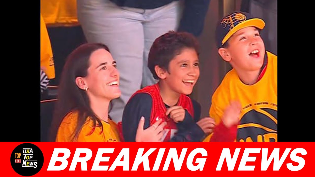Caitlin Clark Shares Sweet Jumbotron Moment With Fever Coach's Kids at Pacers-Bucks