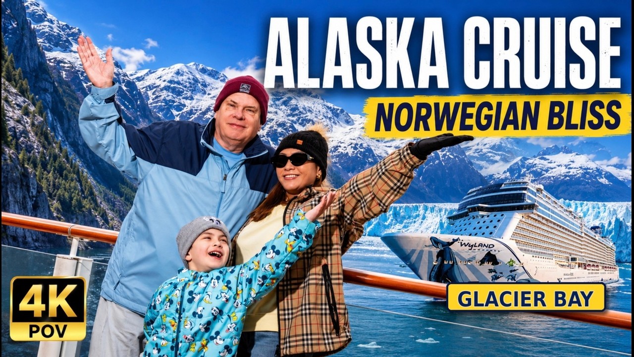 Norwegian Bliss Alaska Cruise | Glacier Bay 4K POV