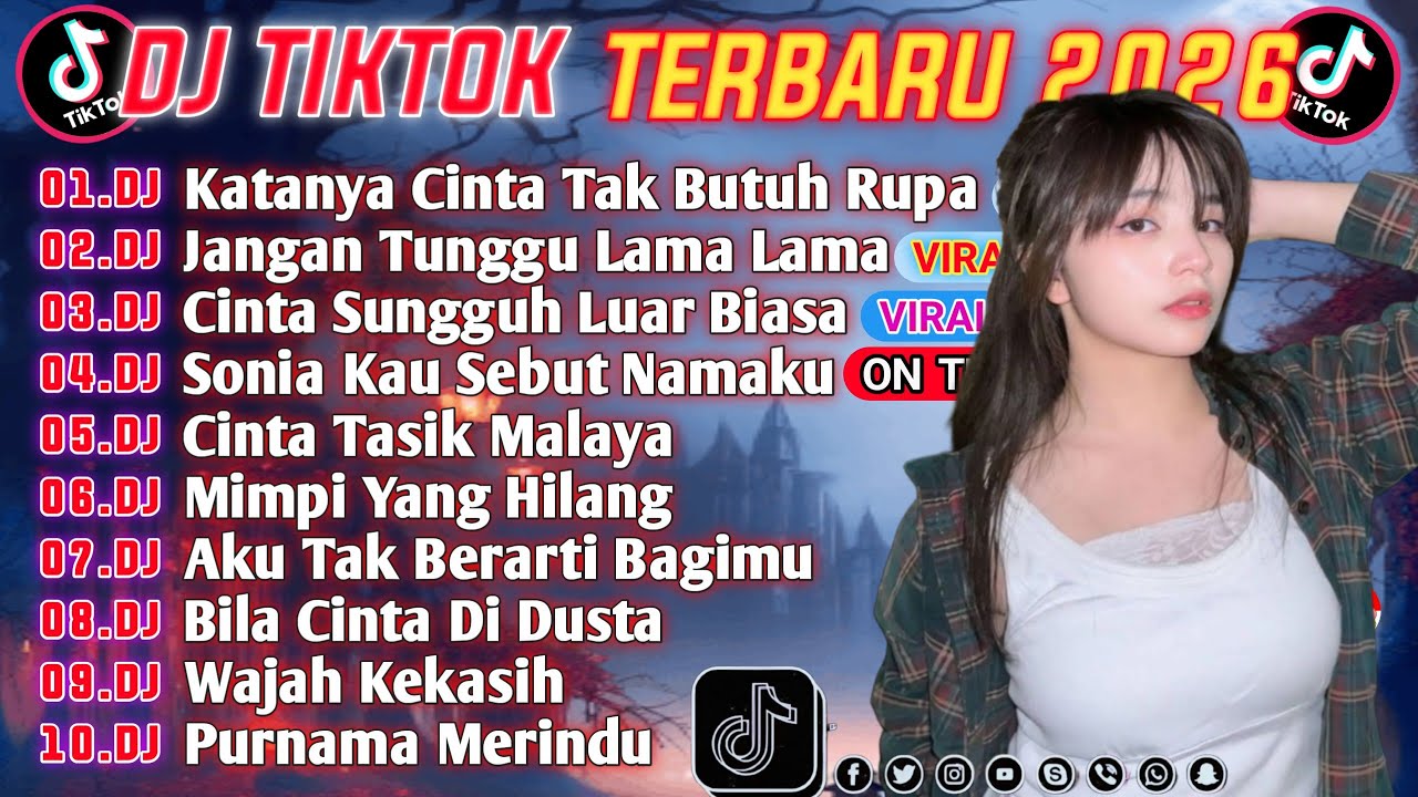 DJ VIRAL TIKTOK TERBARU 2026||DJ KATANYA CINTA TAK BUTUH RUPA||DJ JANGAN TUNGGU LAMA LAMA FULL BASS🔥