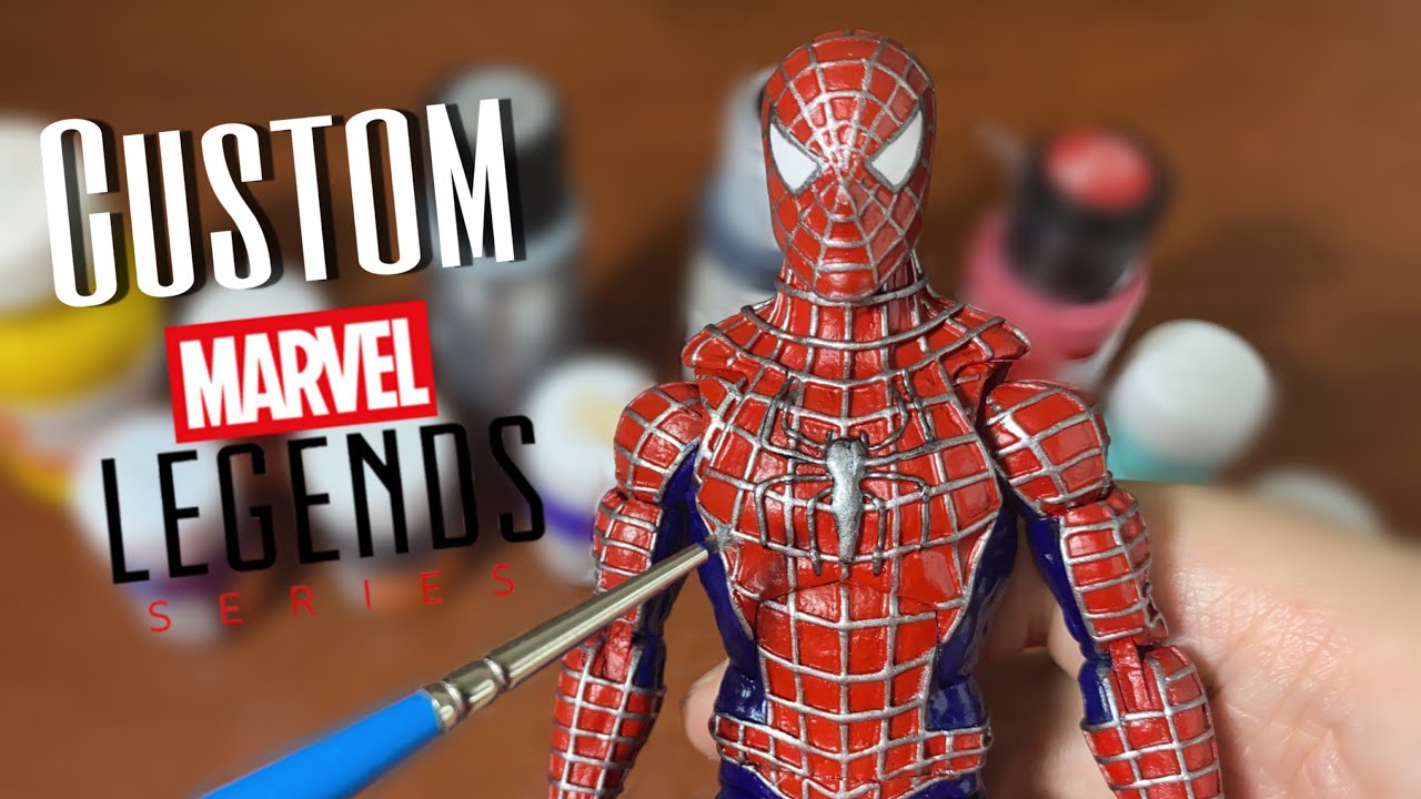 Custom del Spiderman de Tobey Maguire de Spider-Man No Way Home Marvel Legends