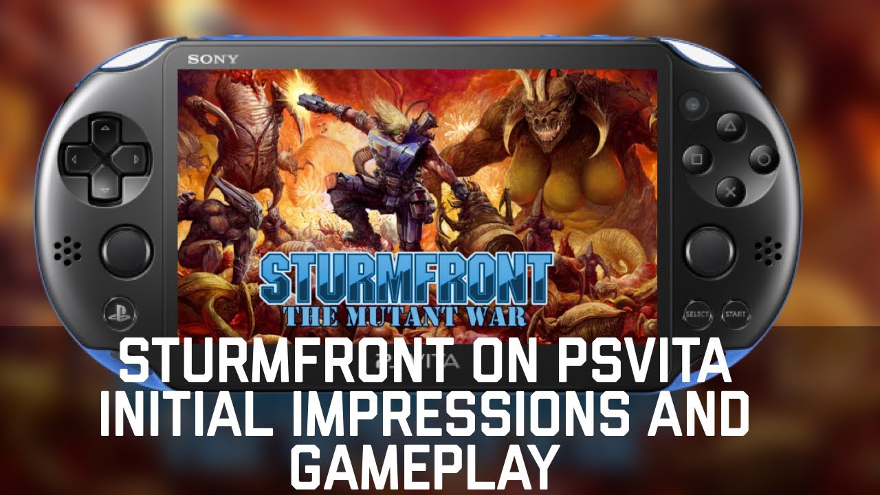 New game: Sturmfront on PSVita! Gameplay and first impressions!