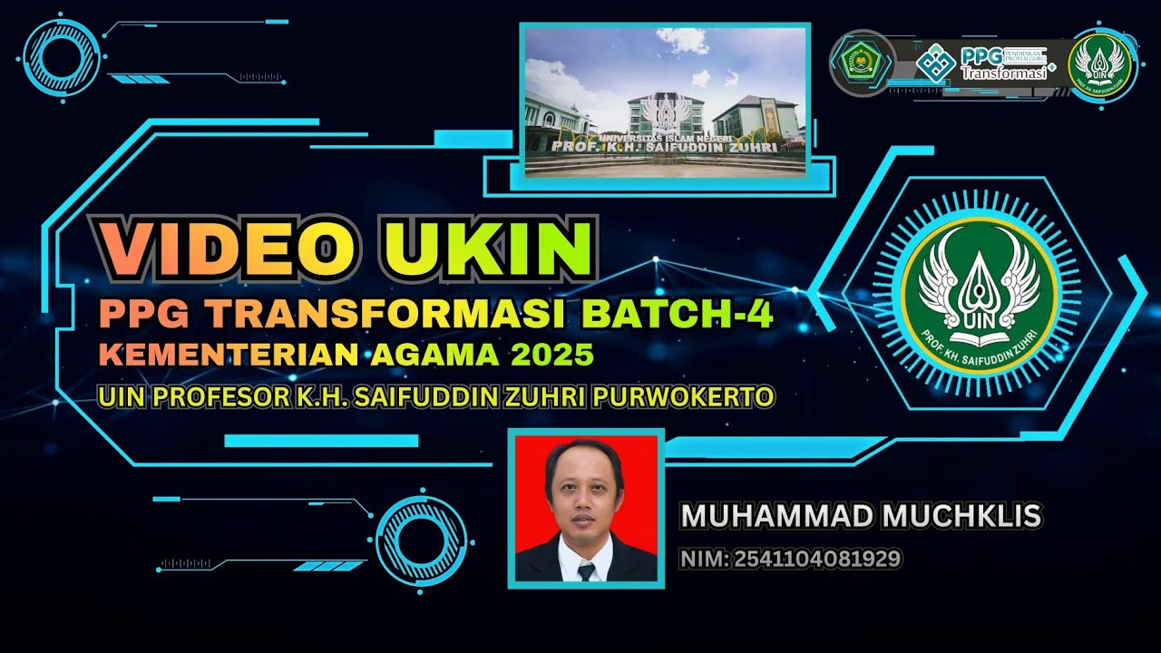 VIDEO UKIN PPG DALJAB BATCH-4 TAHUN 2025 | BAHASA ARAB | MUHAMMAD MUCHKLIS
