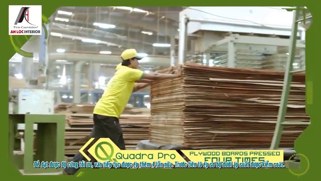 Quy tr&iacute;nh sản xuất V&aacute;n &eacute;p - Gỗ c&ocirc;ng nghiệp Plywood