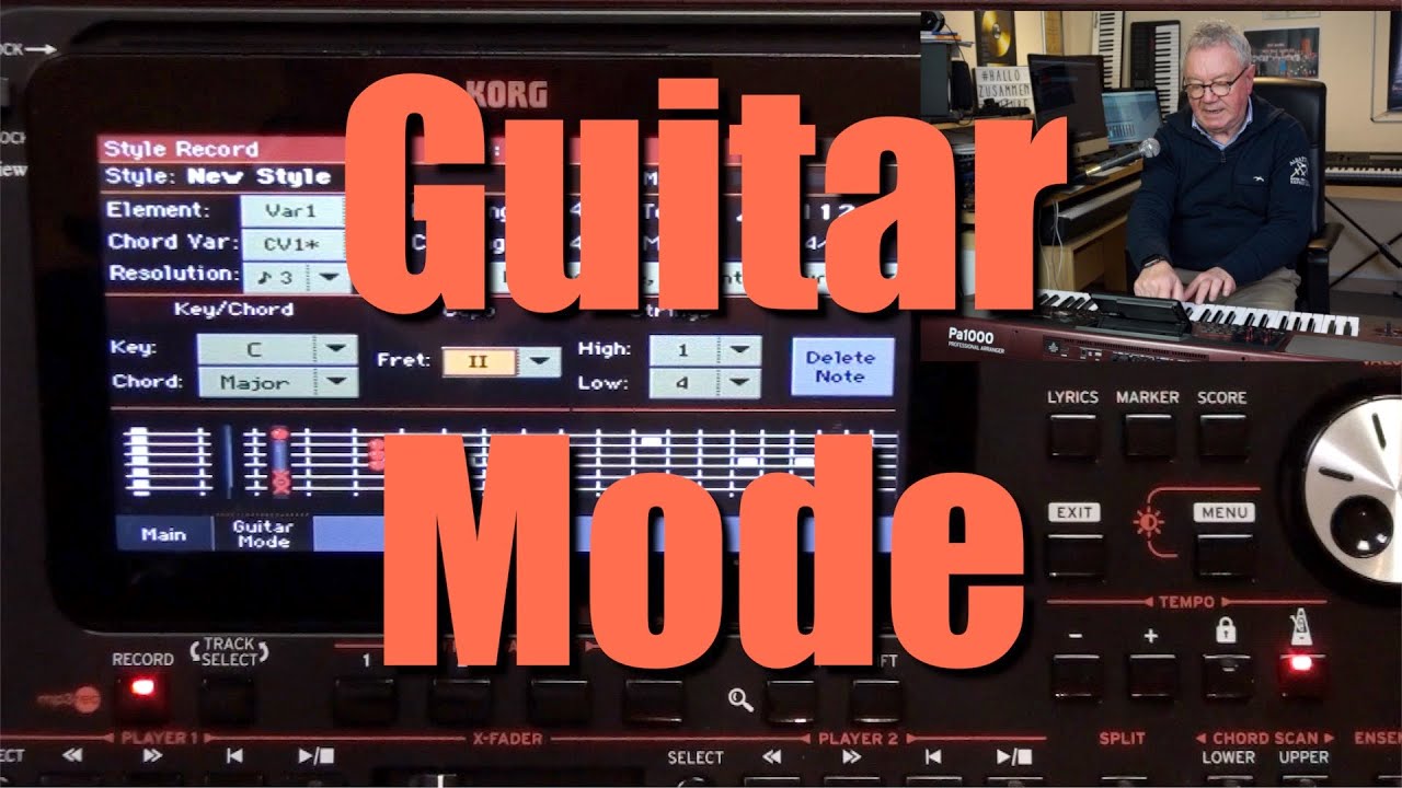 KORG PA1000 - Guitar Mode (Styles & Pad) #115
