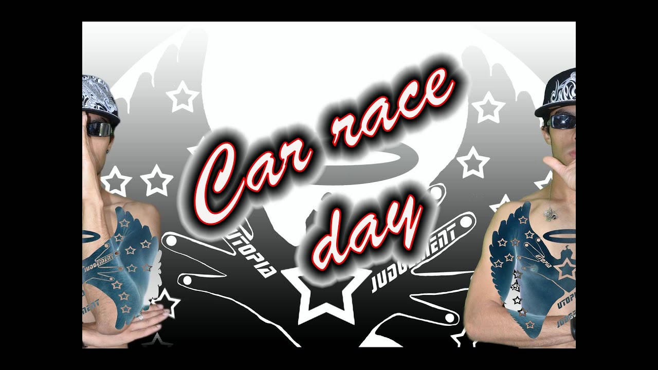 Car Race Day - Utopia Judgement (kavinsky style)(music film)(go pro hero)