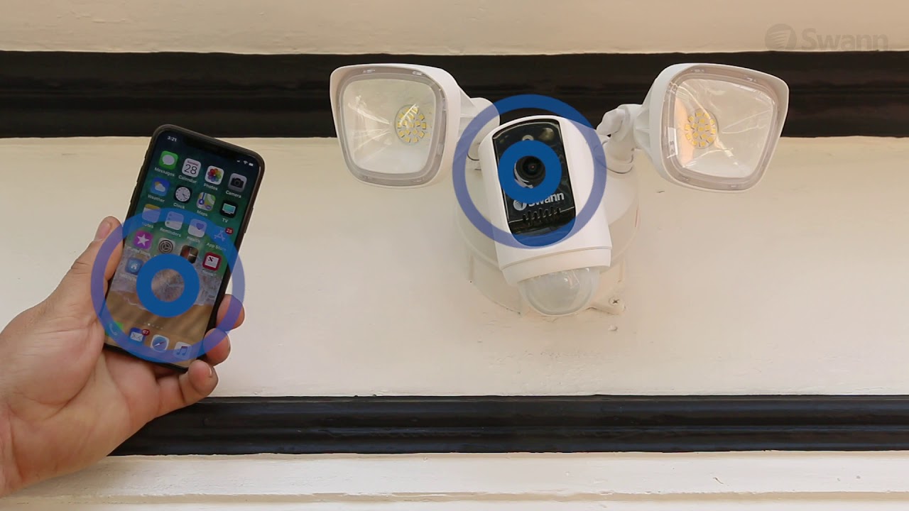 Swann Floodlight Security Camera Pre Installation