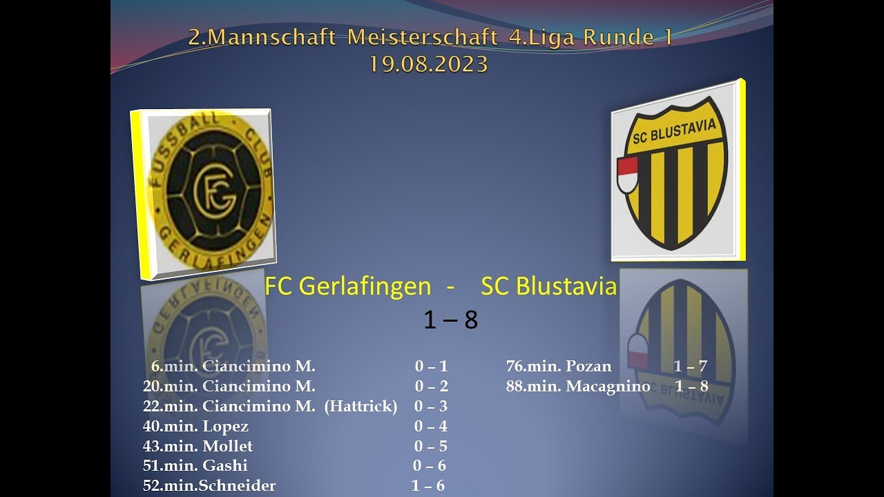 2.Mannschaft Meisterschaft 4.Liga FC Gerlafingen - SC Blustavia