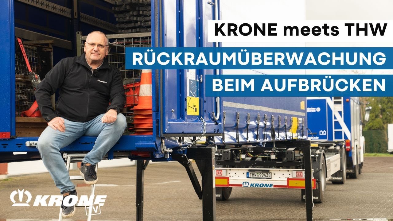 KRONE meets THW. Rear area monitoring during bridging - Part 2 | KRONE TV