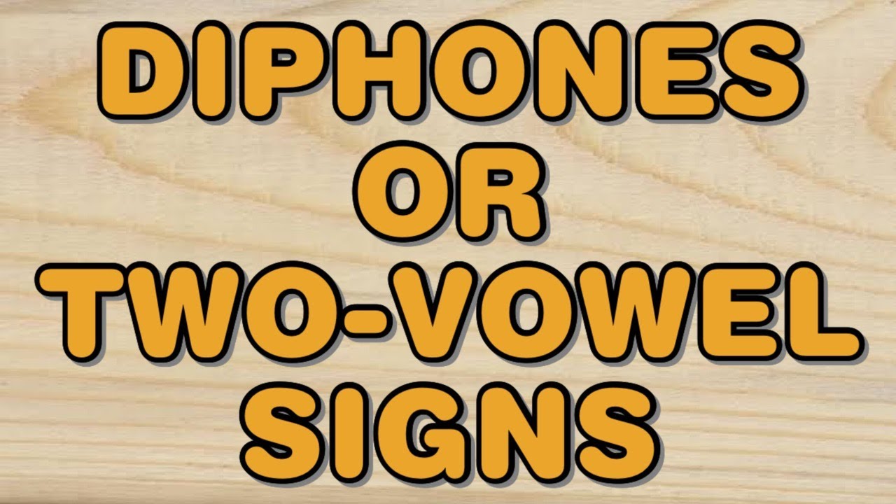 Diphonic OR Two-Vowel Signs || Chapter No.25 || Pitman Shorthand ||