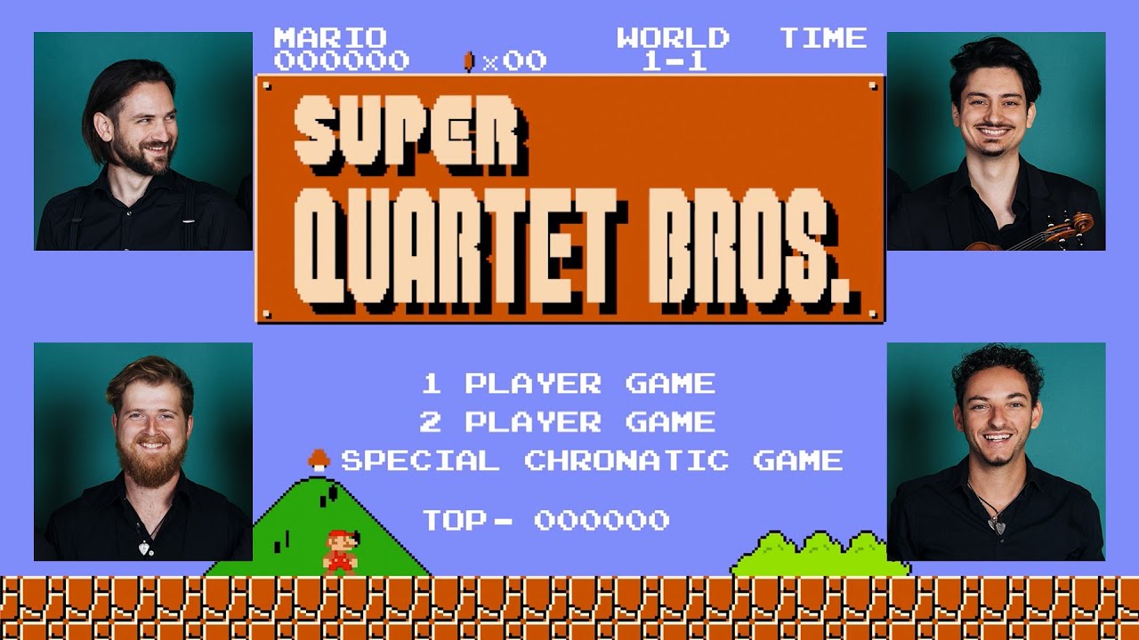 Chronatic Quartet - Super Chronatic Bros. (Nintendo Mashup | Tetris, Super Mario, Zelda Medley)