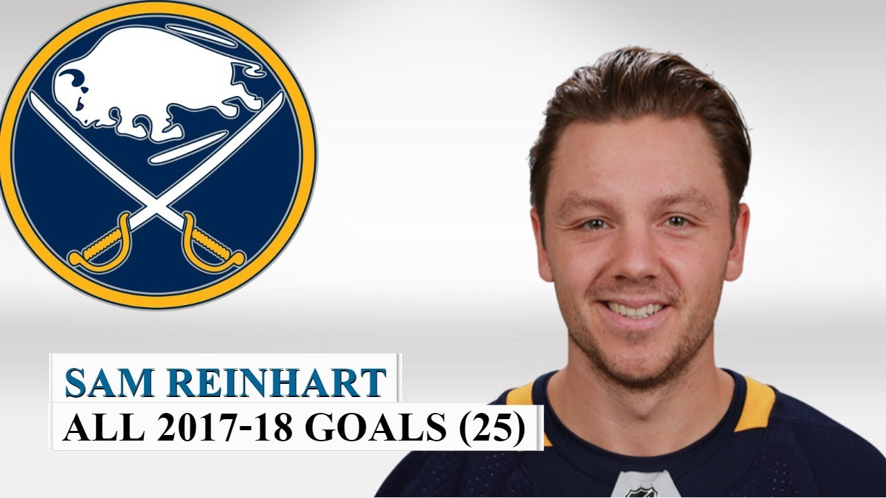 Sam Reinhart (#23) All 25 Goals of the 2017-18 NHL Season