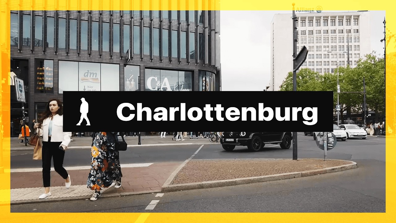Berlin, Charlottenburg 🇩🇪 - Walking Tour on Leibnizstraße | Outside Walker
