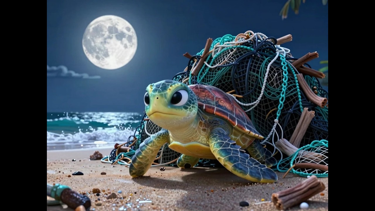 The little hardworking turtle Kora